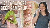 HOW TO MAKE 4 EASY FLAVORS KOREAN BEEF BARBECUE | WOO SAMGYUP | JENNY’S KITCHEN