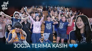 Suasana Hangat Nobar DUA HATI BIRU Sampai Ke Jogja 💙💙