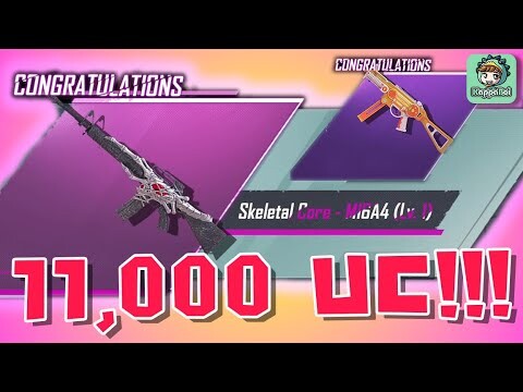 Skeletal Core - M16A4 กระดูกใหม่สวยที่สุดในเกม + ได้ UMP แล้ว !!! - PUBG Mobile/BGMI