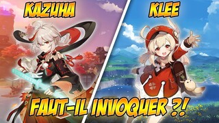 FAUT-IL INVOQUER KAZUHA OU KLEE ?! MAJ 2.8 | Genshin Impact -Spuffi