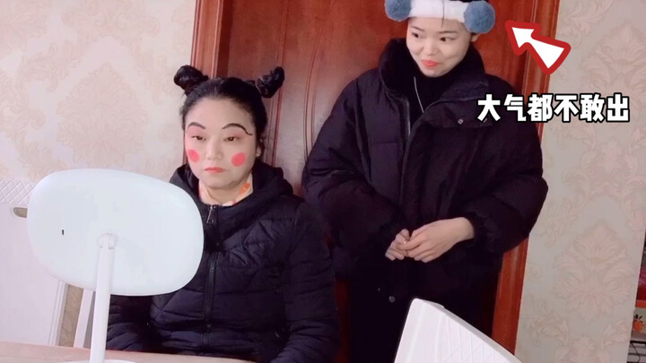 I did a super “festive” makeup look for my mom. Does it look good?