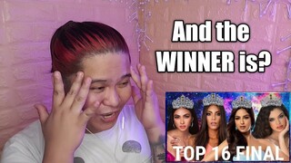 Miss Universe 2021 TOP 16 FINAL! REACTION || Jethology