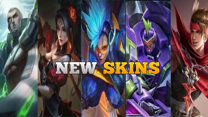 7 NEW SKINS IN MOBILE LEGENDS