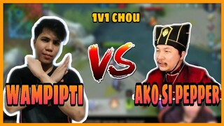 WAMPIPTI VS AKO SI PEPPER (1V1 CHOU) | LT NA LABAN | MLBB GAMEPLAY!