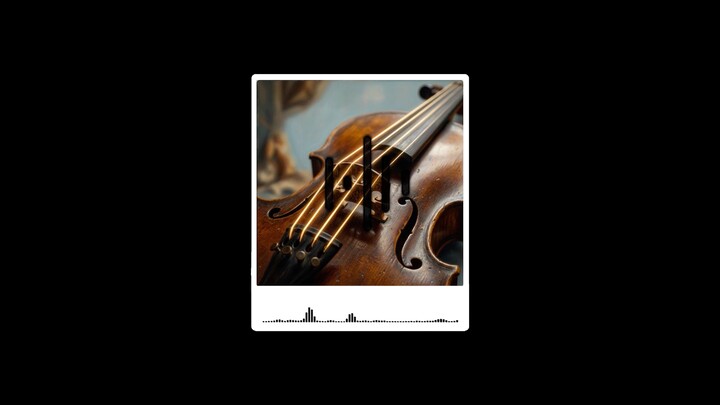 peaceful relaxation instrumental featuring delicate harp, gentle violin, and ambient rainfall