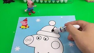 "Câu chuyện dành cho trẻ em" Chân dung của George the Pig về em gái Peppa có đẹp không? Chúng ta cùn