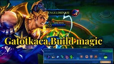Gatotkaca Exp Lane VS Saber || Build Magic+Revitalize+Skypiercer🔥🔥
