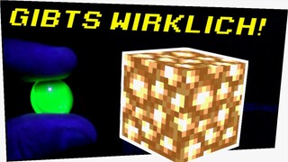 GLOWSTONE GIBTS WIRKLICH! - Minecraft in Real Life #09