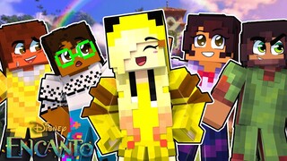 fui ADOTADA pela FAMILIA MADRIGAL de ENCANTO no MINECRAFT! ‹ Pimpolha ›