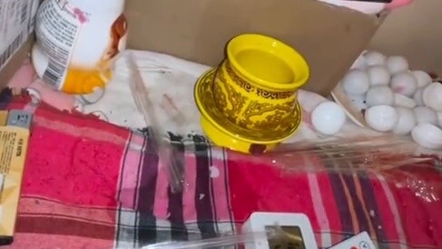 الجو بارد جدًا اليوم. لنغسل أقدامنا وننام.