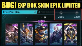 ADA BUG DI EXP BOX LEVEL 5 SKIN EPIK LIMITED! SEMOGA CEPAT DI FIX MOONTON