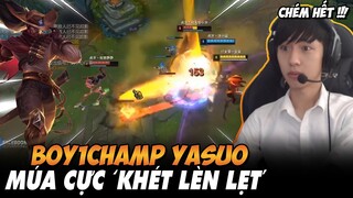 BOY1CHAMP YASUO THÁCH ĐẤU 1000 ĐIỂM MÁY CHỦ SIÊU CẤP TRUNG MÚA CỰC KHÉT | BLV VĂN TÙNG