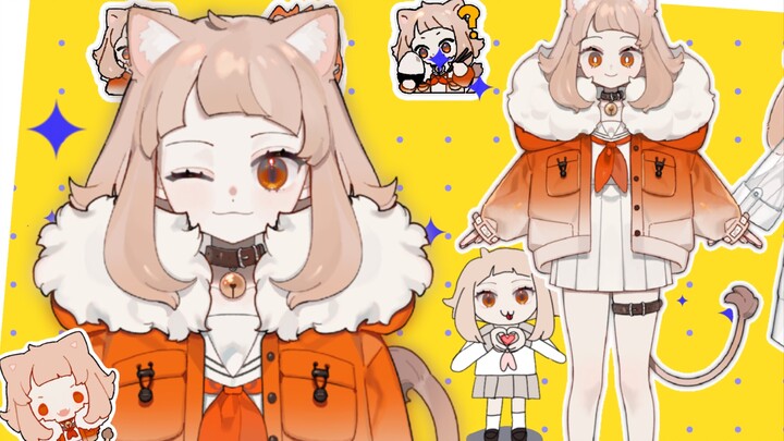 [live2d model display] Super cute custom model♡Is this the feeling of first love?