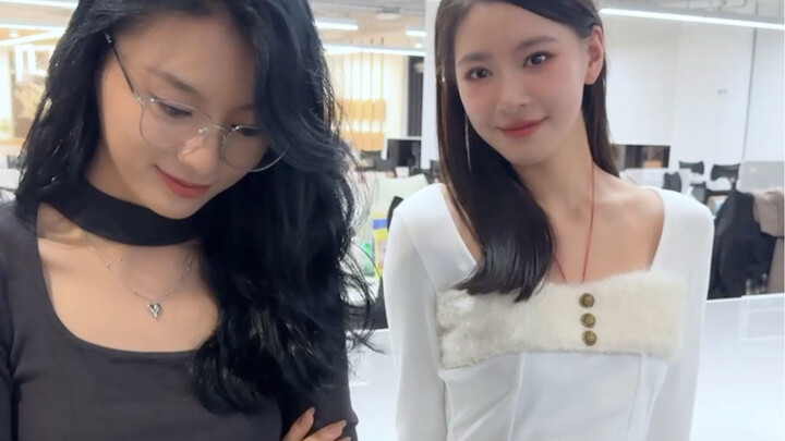 女同事过年要去我家。