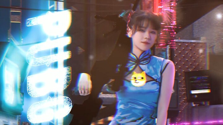 Cyberpunk Cheongsam Foam