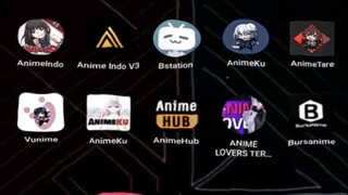 nih yang pada nanya gua nonton anime di apk apa aja kadang di web