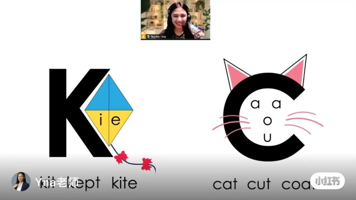 Phonics "C" and "K"Different letters but the same sound. #eslteacher #kids #adults