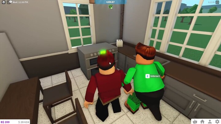 Berbuka Puasa Bersama Cengkerik! Masak Asam Pedas Sardin Cheese! [Bloxburg] (Rob