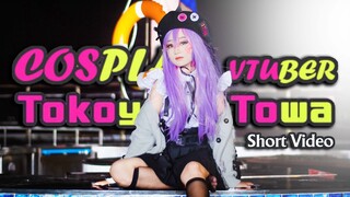 Vtuber Hololive JP Tokoyami Towa ( Halloween ACC ) Short Cosplay Video Photo Shoot