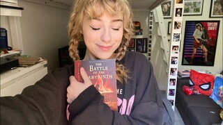 i re-read battle of the labyrinth and had a breakdown (reading vlog!) | ashlee tayla