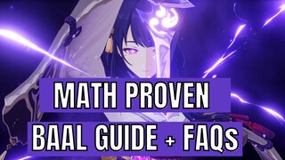 Comprehensive Baal Guide - Weapons / Artifacts / FAQs - Genshin Impact