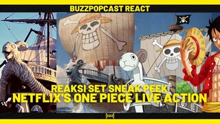 #reaction Netflix's ONE PIECE Live-Action Set Sneak Peek Reaction