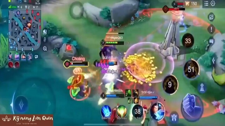 Highlight Pha đánh cực gắt - Pha đánh bất chấp vào trụ của tướng Hayate #Gamehay