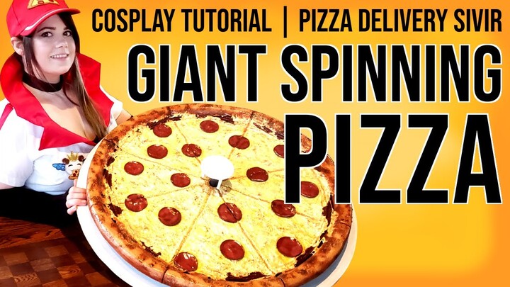 Making a Giant Spinning Pizza Prop! | COSPLAY TUTORIAL | Pizza Delivery Sivir