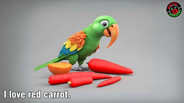 Main tota Main tota I Am Parrot (English version) Popular Nursery Rhymes & Kid Songs Children poem