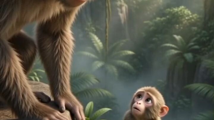 🐒❤️ भाई-बहन का प्यार | एक छोटी सी भावुक कहानीदो बंदर भाई-बहन रास्ते से साथ-साथ जा रहे थे।