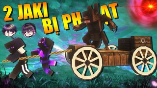 Minecraft LỚP HỌC MA SÓI 2 (Phần 5) #3- CẢ 2 BỐ CON JAKI ĐỀU BỊ PHẠT 🐺 vs 🏃🏃