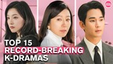 15 Blockbuster Korean Dramas With Record-High Viewership (2024)!