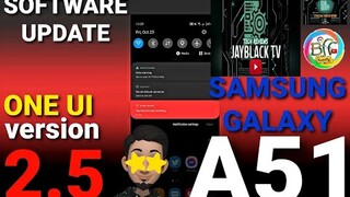 SAMSUNG GALAXY A51 | One UI VERSION 2.5 SOFTWARE UPDATE |  SECURITY PATCH LEVEL OCT. 1, 2020