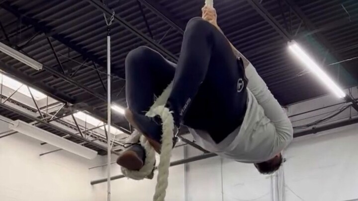 "Monroemiller" rope climbing, this technique is good