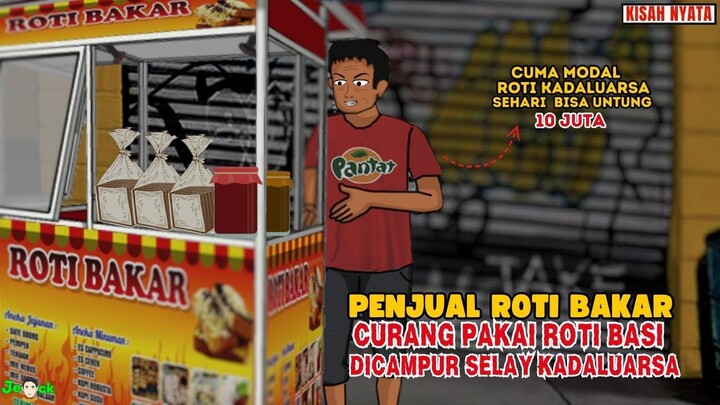 PENJUAL ROTI BAKAR PAKAI ROTI BASI DAN SELAY KADALUARSA  SINETRON AZAB