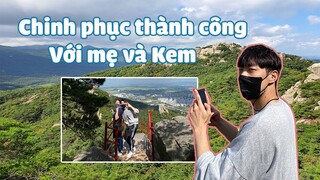 LẦN ĐẦU leo núi cùng với MẸ và KEM, phát hiện điểm giống nhau của 2 người