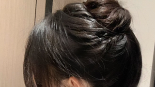 丸子头盘发😍服帖饱满！谁扎谁气质！！