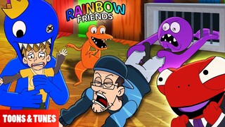 Rainbow Friends are not Our Friends 🌈 (FGTeeV Animation)