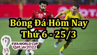 Lịch Thi Đấu Bóng Đá Hôm Nay 25/3 - Vòng Loại World Cup Nam Mỹ & Châu Phi - Thông Tin Trận Đấu