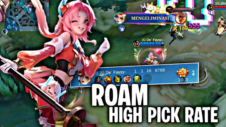ROAM DENGAN PICK RATE TERTINGGI!! - Mobile Legends
