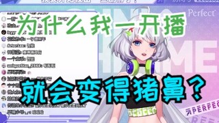【星瞳】为什么我一开播就会变得猪鼻？我平时挺聪明啊