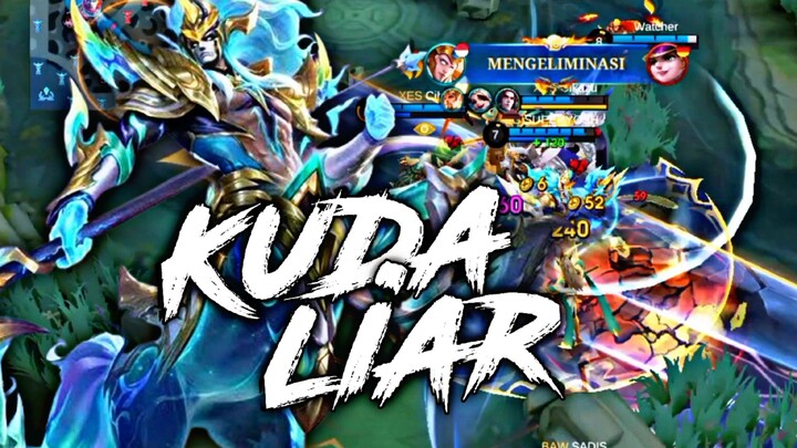 KUDA TERLEPAS MUSUH AUTO KANDAS - Mobile Legends