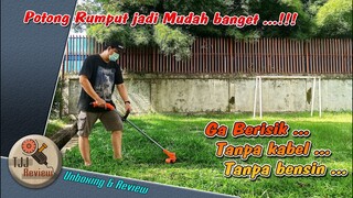 Praktis dan tidak berisik, Review Mesin Potong Rumput Cordless BULL BL77