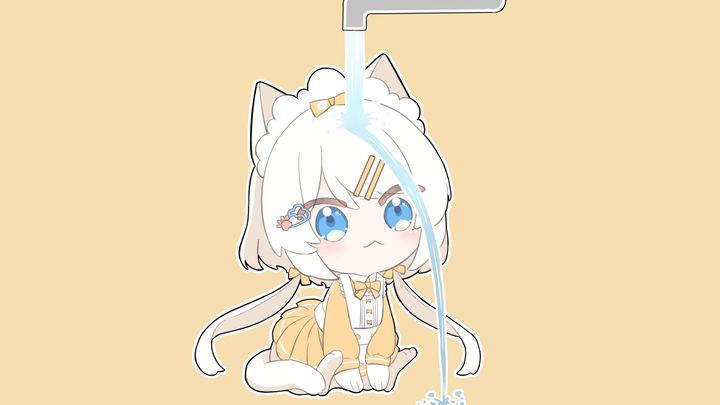 【云泱/meme】主人主人，为什么猫猫喝不到水呀