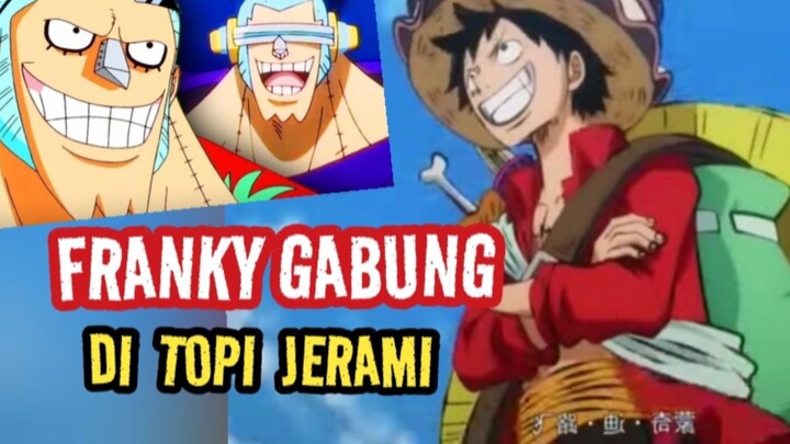 FRANKY GABUNG TOPI JERAMI, by. One Piece