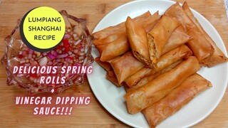 ADDICTIVE FILIPINO FRIED SPRING ROLLS RECIPE // LUMPIANG SHANGHAI