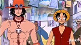 ACE AND LUFFY FIGHTING SCENE IN ALABASTA