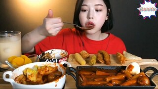 Tokbokki 2 vị. đồ chiên ăn kèm 6 #amthuc
