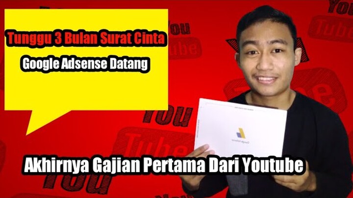 Surat Cinta dari Youtube Datang| Pin Google Adsense _Gaji Pertama Dari Youtube 2021