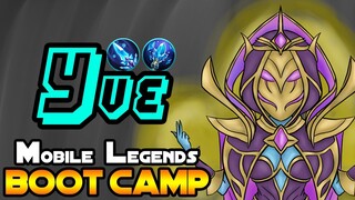 YVE - TIPS, ITEMS, SPELL, EMBLEMS, COMBOS - TUTORIAL / GUIDE - MGL MLBB BOOT CAMP VOLUME 103